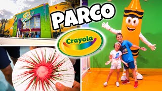 ANDIAMO AL PARCO DIVERTIMENTI CREATIVO CRAYOLA Vlog Famiglia GBR [upl. by Fonz993]