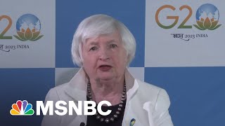 I wanted to hold them accountable Secy Yellen confronts Russian officials at G20 [upl. by Chrystel]