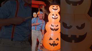 Blippis ULTIMATE Trick or Treat Challenge blippi shorts [upl. by Sonahpets]