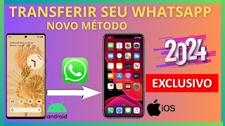 🚀NOVO Como transferir whatsapp de Android a iPhone16 SEM RESETAR de fábrica e SEM PERDER DADOS 2024 [upl. by Htnicayh]