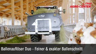 Ballenauflöser Duo Fliegl Rundballen Grassilage Heu Strohballen Futter [upl. by Russian]