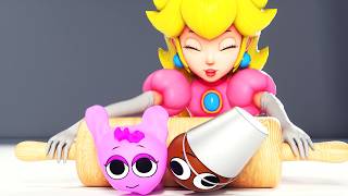 Who does Princess Peach love more SPRUNKI SONIC OR MARIO [upl. by Hayotal]