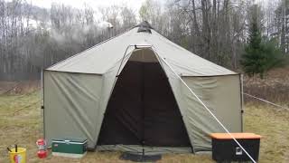 Cabelas Alaknak tent Bow hunting [upl. by Nitsruk]