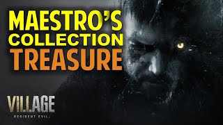 Maestro’s Collection Treasure Key amp Code Location  Resident Evil 8 Village RE8 Guide [upl. by Anaela403]