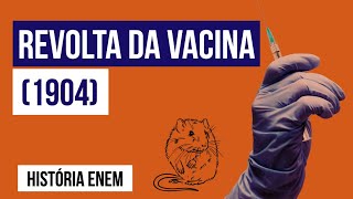 A REVOLTA DA VACINA NO BRASIL  1904 leis sanitárias epidemia  RESUMO DE HISTÓRIA ENEM [upl. by Sidnala590]