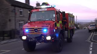 Alfreton Technical Rescue Unimog U5000 Responding  Derbyshire Fire amp Rescue Service [upl. by Willabella181]