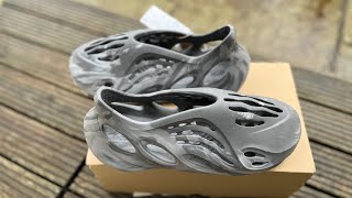 Yeezy Foam Runners Sneakers Unboxing [upl. by Etnaid]