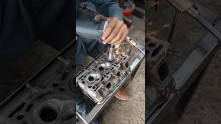 Head cylinder valve seat setting [upl. by Florine763]