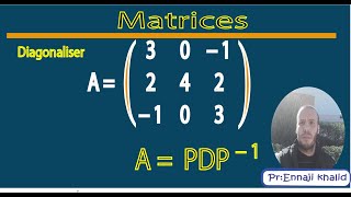 Réduction des matrices Diagonalisation dune matrice carrée [upl. by Artemahs725]