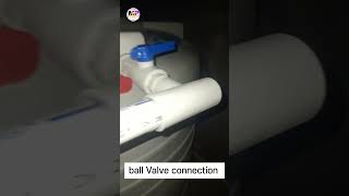 Ball Valve connection kaise kare upvc Ball valves connection short plumbingwork [upl. by Seidel]