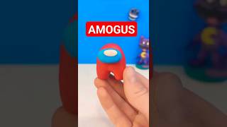 AMOGUS В РЕАЛЬНОЙ ЖИЗНИ AMOGUS AMO GUS из пластилина amongus shotrs пластилишка [upl. by Assirec]