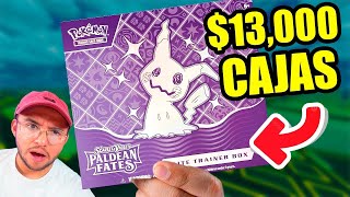 13000 en Cartas Pokémon Paldean Fates anuncio de rifa [upl. by Hplodnar]