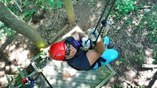 Zip Lining in Vermont with ArborTrek [upl. by Aicylla]