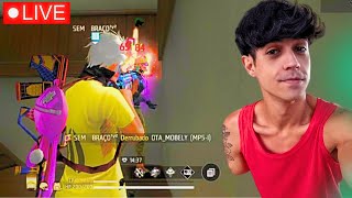 🔥AO VIVO  SEM BRAÇO DO FREE FIRE AO VIVO🔥 SEMBRAÇOFF freefire freefiremax shortsvideo aovivo [upl. by Lraep244]