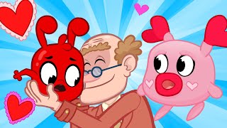 Mila amp Morphle Literacy  Magic Valentine Pet  Cartoons with Subtitles [upl. by Komarek]