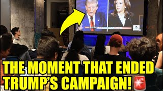 The MOMENT An ENTIRE Debate Watch Party LAUGHED At Trump… [upl. by Schuler]