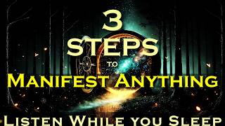 3 Steps to MANIFEST ANYTHING  Listen while you Sleep Meditation [upl. by Acnaiv713]