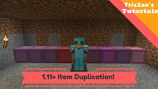 Minecraft 1112 Simple Duplication Glitch PATCHED [upl. by Llenral]