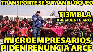 TRANSPORTE PESADO NACIONAL SE SUMAN AL BLOQUEO NACIONAL DEL 16 DE SETIEMBRE CONTRA GOBIERNO DE ARCE [upl. by Notyad657]