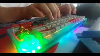 Gateron Pro Milky Yellow sound test [upl. by Naldo]