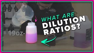 How do Dilution Ratios work For Detailing Product Chemicals [upl. by Darb]