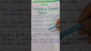 FUNCTIONS OF LYMPHATIC SYSTEM LYMPHATIC SYSTEM ANATOMY AND PHYSIOLOGY gnm bsc NURSING [upl. by Hodge]