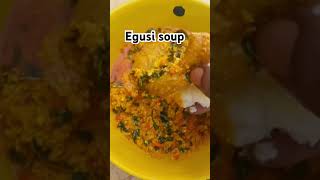 Let’s eat Egusi soup 🍲 with pounded Yam [upl. by Simonsen]