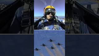 EPIC SplitScreen of Blue Angels Flyover of NFL Football Game [upl. by Ynittirb]