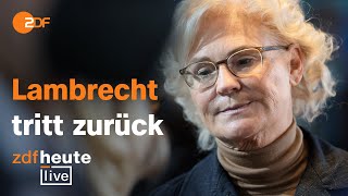 Verteidigungsministerin Lambrecht tritt zurück Wer reformiert nun die Bundeswehr  ZDFheute live [upl. by Xeno927]