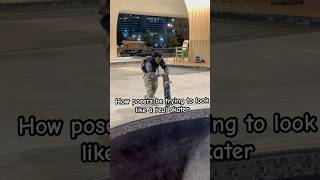 Every poser who skates does this… funny shorts music rock skateboarding [upl. by Nedlog488]