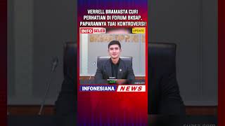 Verrell Bramasta Curi Perhatian di Forum BKSAP Paparannya Tuai Kontroversi beritaterkini [upl. by Anec]