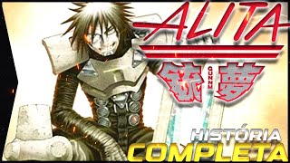 ALITA ANJO DE COMBATE 92  HISTÓRIA COMPLETA DO MANGÁ  GUNNM LAST ORDER [upl. by Newlin]