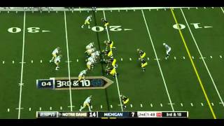 Michael Floyd vs Michigan 2011 [upl. by Caty]