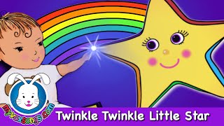 Twinkle Twinkle Little Star🌟 Nursery Rhyme with Lyrics 🌟 Twinkle Twinkle Lullaby by MyVoxSongs [upl. by Victoria]