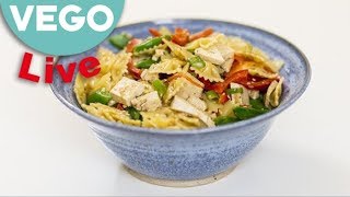 Mumsig Vegetarisk asiatisk pastasallad med tofu [upl. by Ecniv]