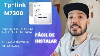 Melhor roteador portátil 4g Tplink M7300 já testado por mim [upl. by Josy]