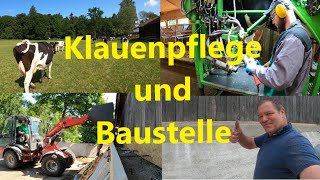 Fahrsilobau und Klauenpflege [upl. by Tavy]