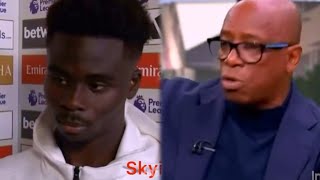 Ian Wright amp Saka Call For Consistency From referee  Post Match interview  Arsenal 11 Brighton [upl. by Aser699]