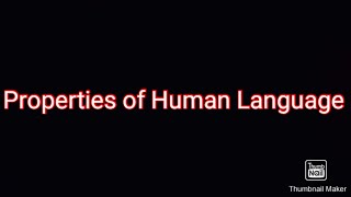 Displacement Arbitrariness Cultural Transmission ProductivityDuality Linguistics BS English 1st [upl. by Lirbaj553]