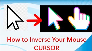 How to Inverse Your Mouse CURSOR [upl. by Chirlin]