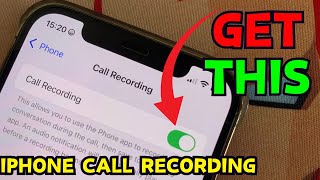 How To Record Calls On an iPhone [upl. by Annirac66]