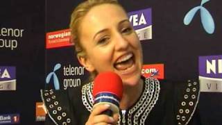 🇦🇱 Interview with Juliana Pasha from Albania  Eurovision in Oslo 2010 [upl. by Mihsah]