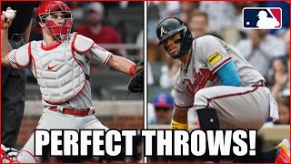 Absolute DIMES PERFECT Catcher Throws of 2023  Baseball Compilation [upl. by Hafeenah]