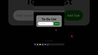 Build an Enhanced ToDo List App Using HTML CSS amp JavaScript webdevelopment webprojects [upl. by Savinirs]