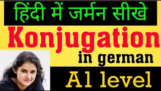 CONJUGATION IN GERMAN [upl. by Ainos]