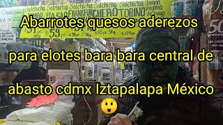 Abarrotes y queso para elote bara bara en la central de abasto cdmx cremería Lupita [upl. by Cung]