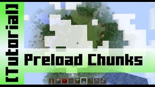 Preload Chunks in a new World Tutorial Command Blocks [upl. by Lauraine348]