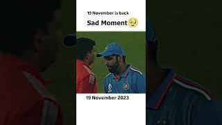 Sad moments 😢 viralshort shortsfeed trending viratkohli [upl. by Naletak]