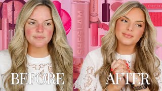 NEW FULL COVERAGE FOUNDATION TRENDING BLUSHES AND THE BEST FULL COVERAGE CONCEALER  Casey Holmes [upl. by Danzig]