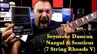 Seymour Duncan Nazgul amp Sentient 7 String Rhoads V [upl. by Burrus]